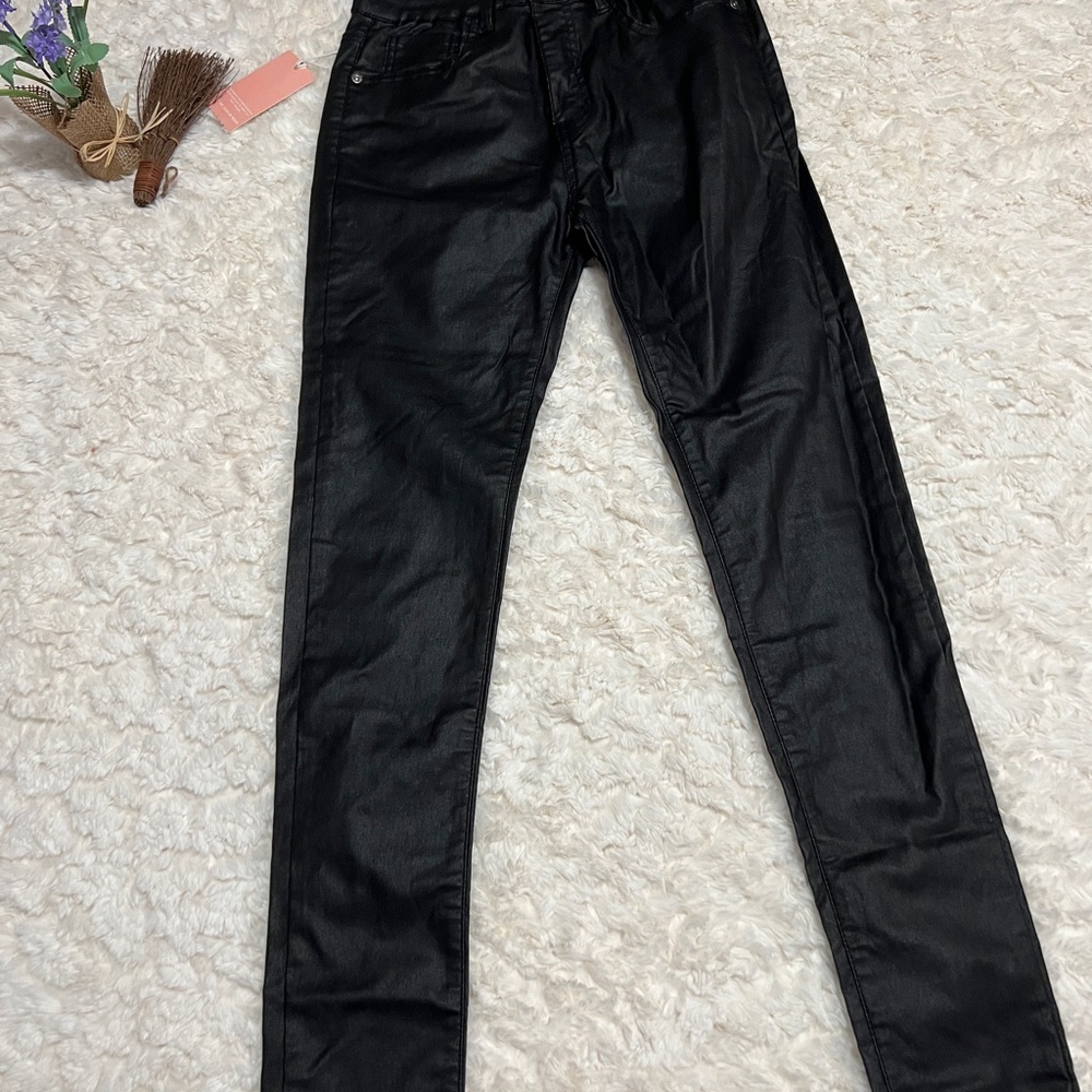 Top trends Collection wax coated pants Size 36.  New with tags.